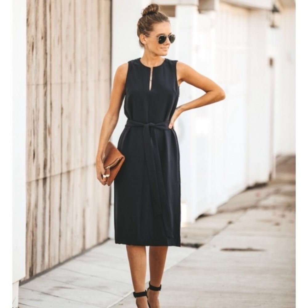 Making Memories Tie Midi Dress - Medium